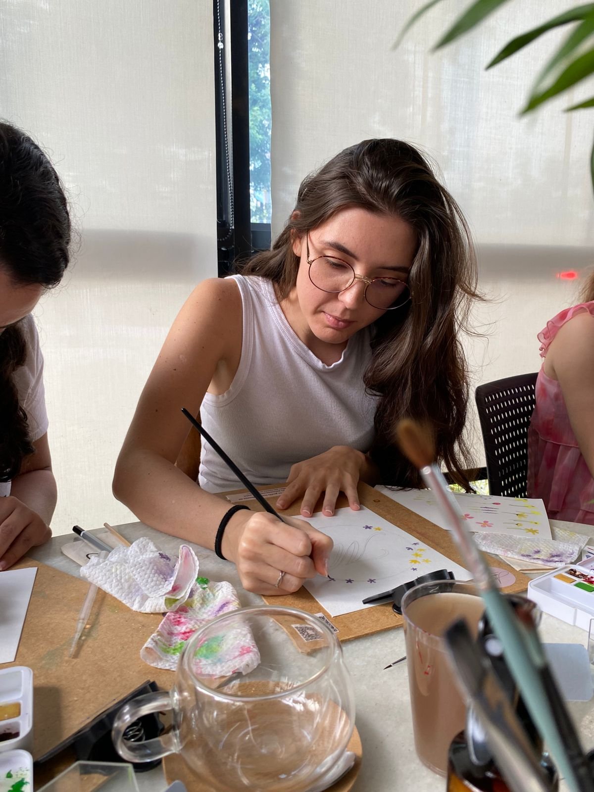 Mariana Dibo em atendimento